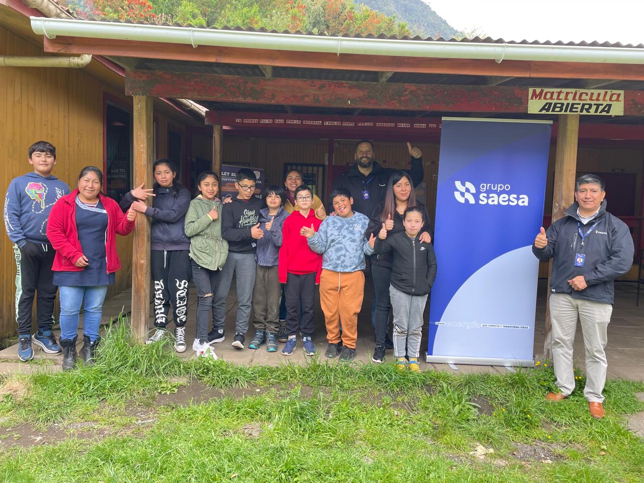 Escuela rural Ensenada de Lago Ranco fue la ganadora del concurso de eficiencia energética promovido por Saesa