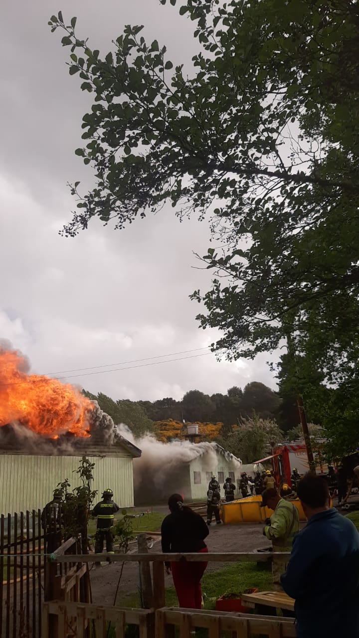 Lamentable incendio consumió por completa la escuela de Notuco