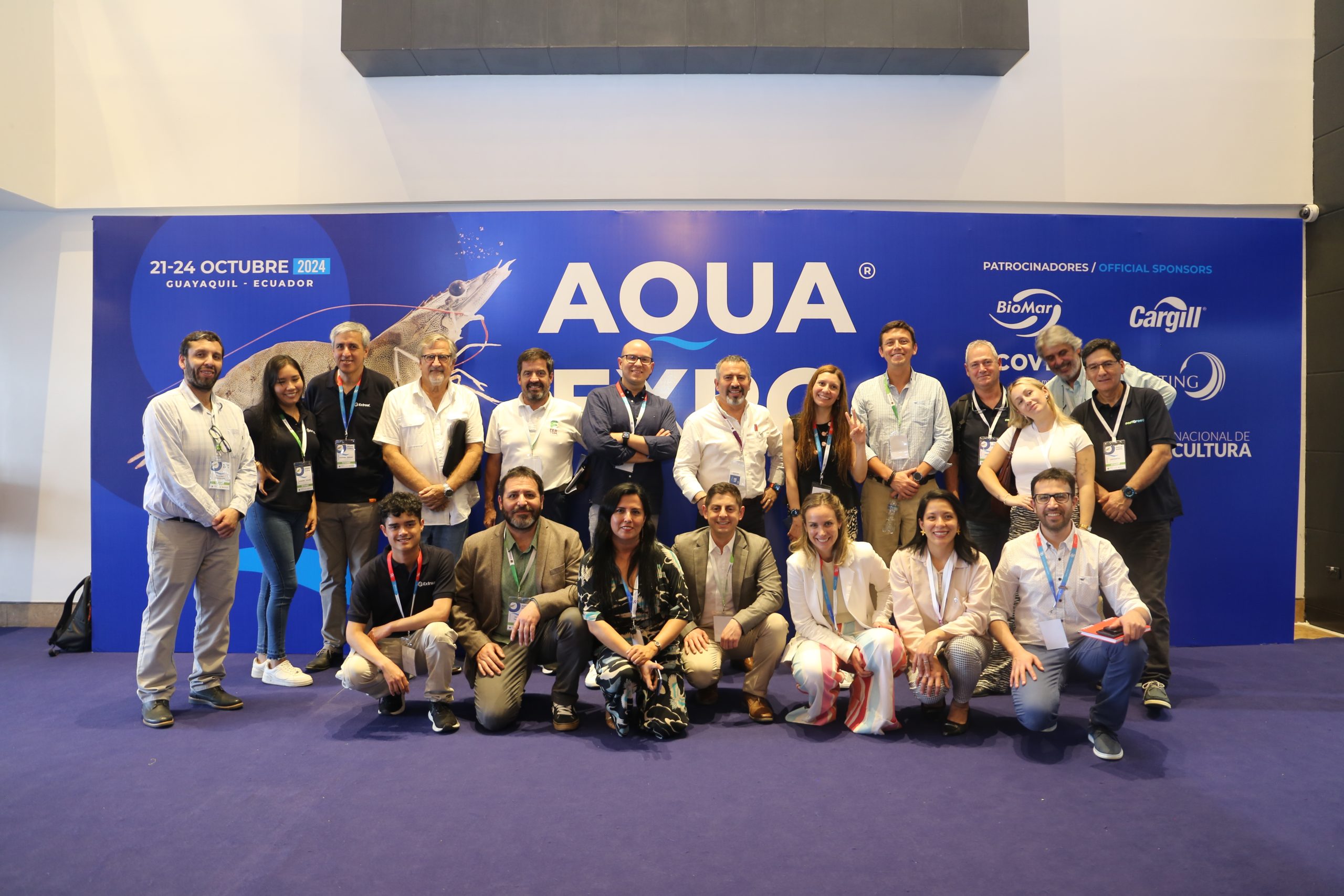 Empresas de la Región de Los Lagos con soluciones para la acuicultura participaron en Aqua Expo Guayaquil 2024 