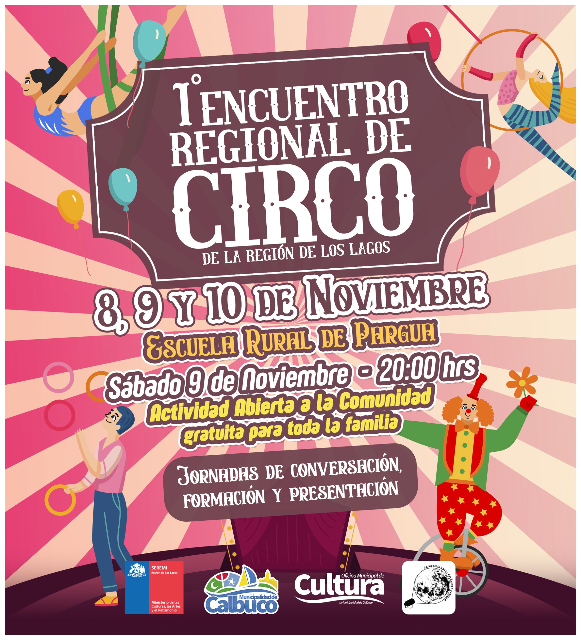 Pargua celebra el Primer Encuentro Regional de Circo