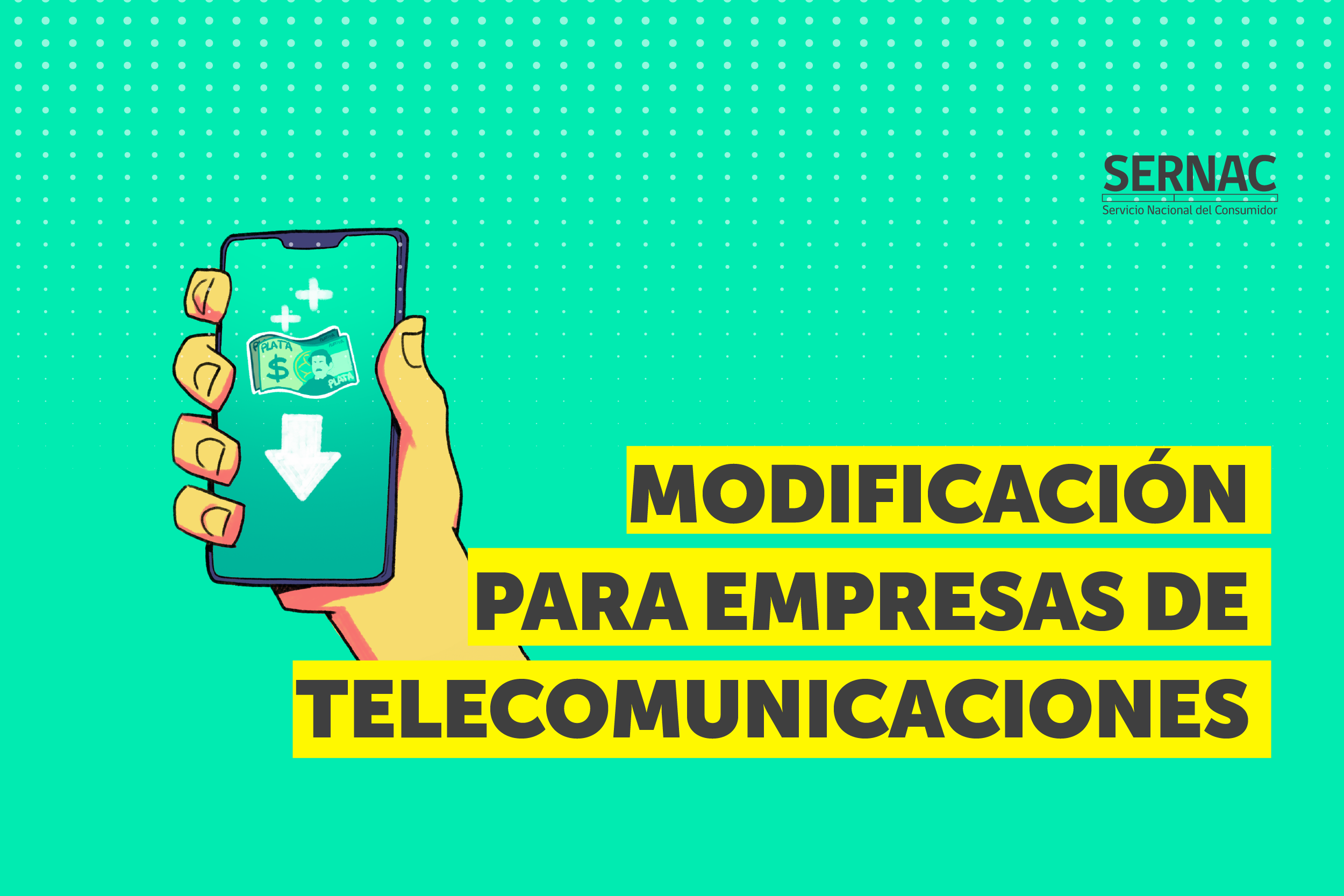 SERNAC DA BAJADA DE LEY QUE OBLIGA A INFORMAR PLANES DE TELECOMUNICACIONES MÁS ECONÓMICOS