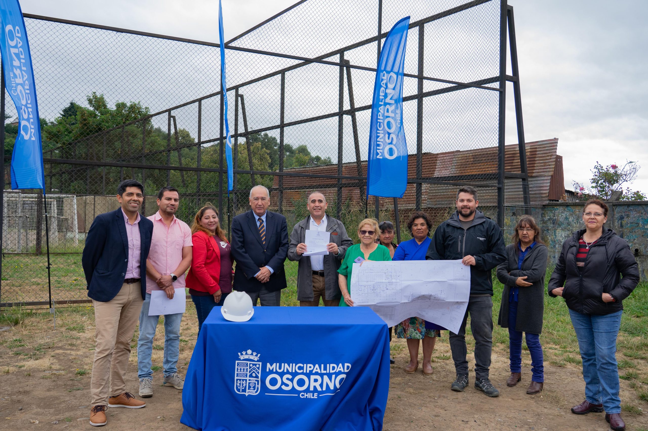 SE DIO EL VAMOS A CONSTRUCCIÓN DE CENTRO COMUNITARIO Y DEPORTIVO DE POBLACIÓN ALDAY