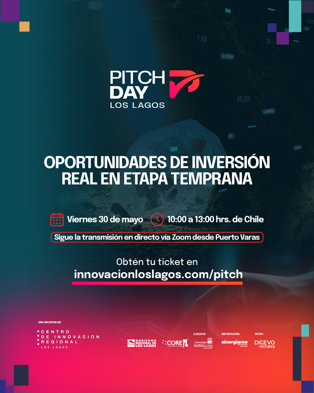 Pitch Day Los Lagos 2025 reunirá a inversionistas y startups que están transformando industrias clave desde el sur de Chile